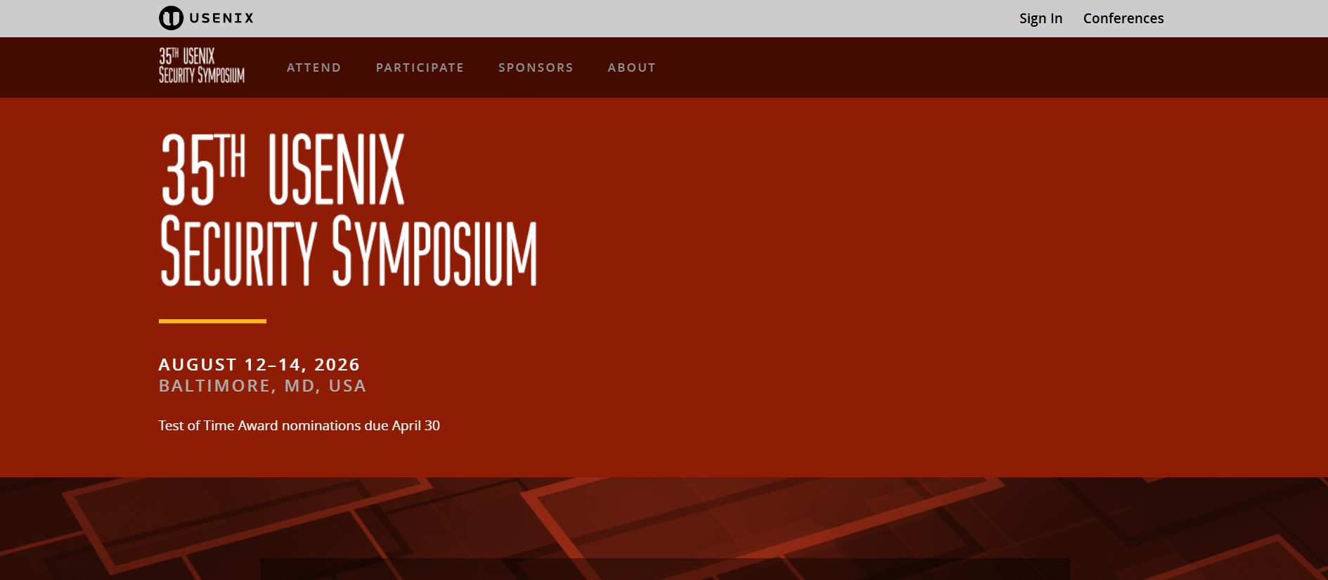 USENIX Security